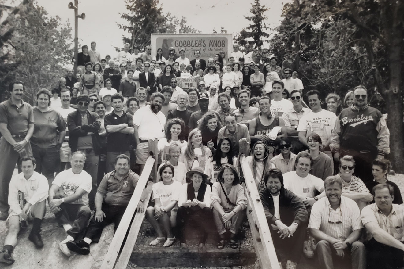 Groundhog Day Set Cast Photo